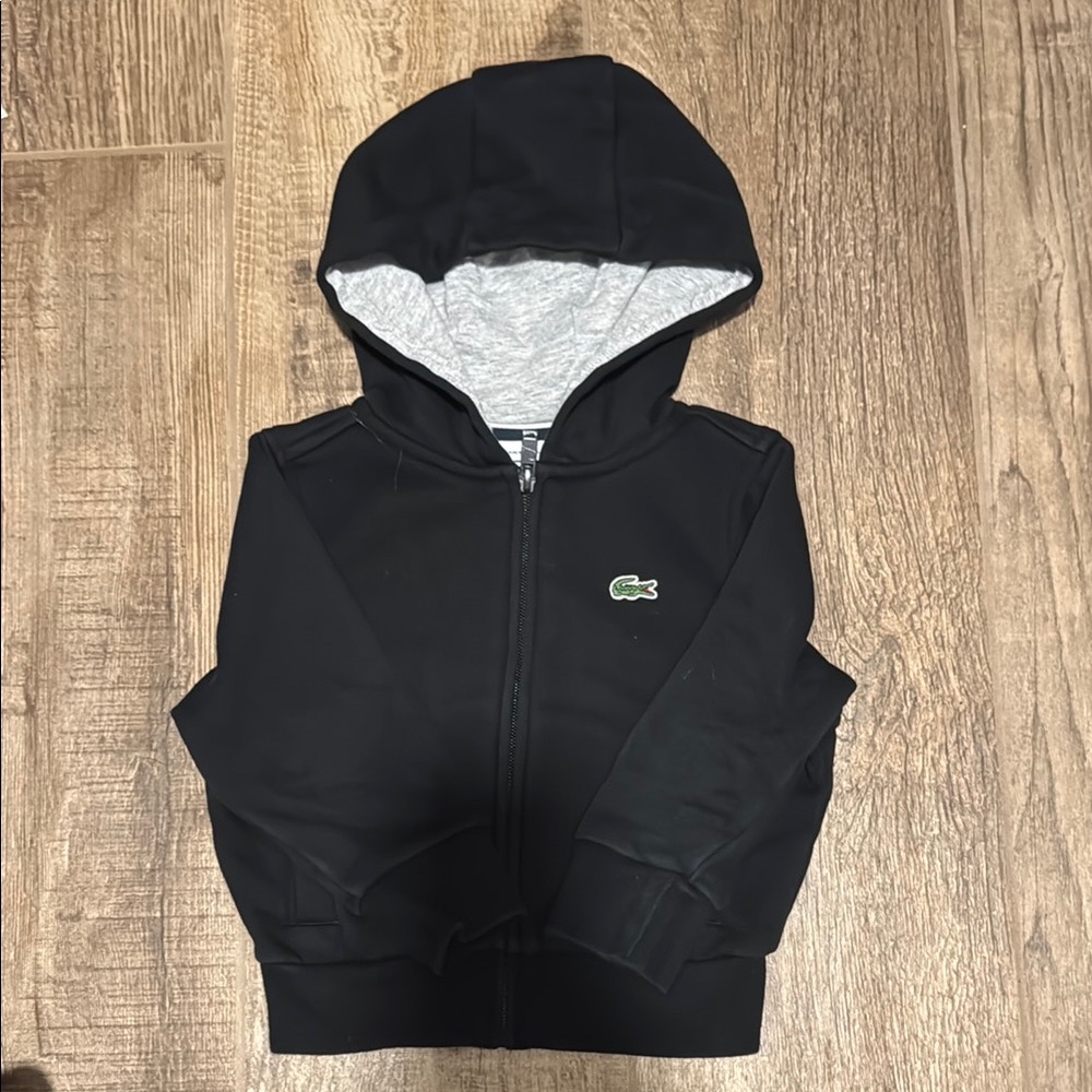 Lacoste Kids Black Hoodie